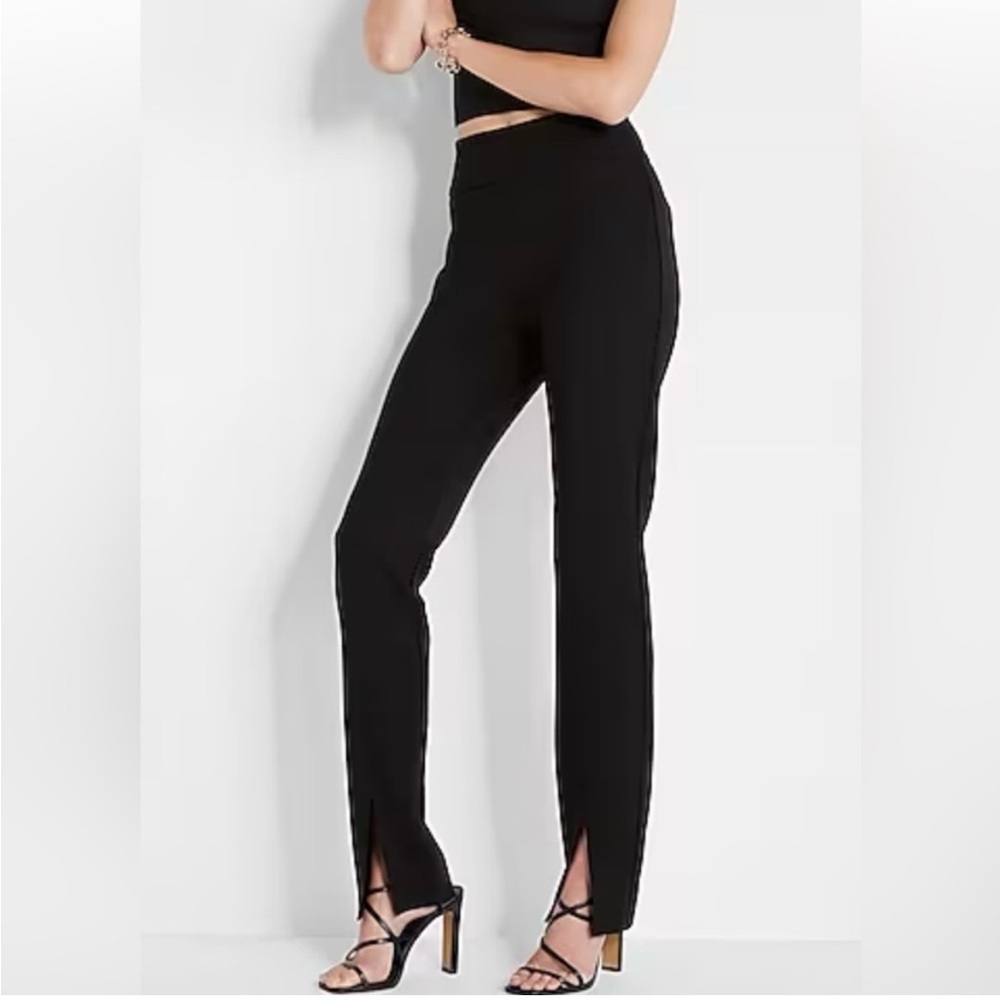 Split Hem Pull-on Pants by Rachel Zoe